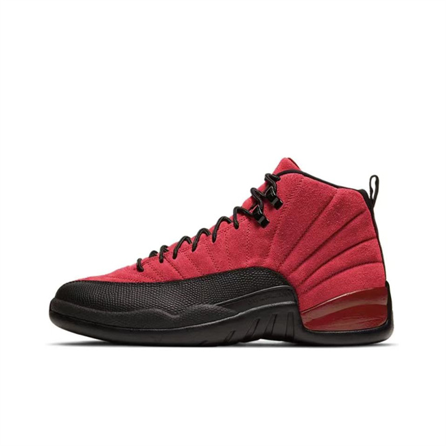 Men's Running weapon Air Jordan 12 Red/Black Shoes 048 Men's Running weapon Air Jordan 12 Red/Black Shoes 048